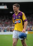29 May 2010; The Wexford captain Diarmuid Lyng leaves the field after he was sent off in the last minute of the game. Leinster GAA Hurling Senior Championship, Galway v Wexford, Nowlan Park, Kilkenny. Picture credit: Ray McManus / SPORTSFILE