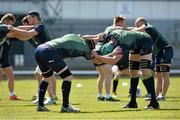 3 May 2016; Connacht's Aly Muldowney, left, and Ultan Dillane in action during squad training. Connacht Rugby Squad Training. Sportsground, Galway. Picture credit: David Maher / SPORTSFILE