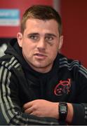 3 May 2016; Munster's CJ Stander speaking during a press conference. Munster Rugby Press Conference. Thomond Park, Limerick.  Picture credit: Diarmuid Greene / SPORTSFILE