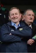 30 April 2016; An Taoiseach Enda Kenny T.D in attendance at the game. EirGrid GAA Football Under 21 All-Ireland Championship Final, Cork v Mayo. Cusack Park, Ennis, Co. Clare. Picture credit: Piaras Ó Mídheach / SPORTSFILE