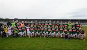 30 April 2016; The Mayo squad and backroom team celebrate with the cup after the game. EirGrid GAA Football Under 21 All-Ireland Championship Final, Cork v Mayo. Cusack Park, Ennis, Co. Clare. Picture credit: Piaras Ó Mídheach / SPORTSFILE