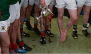 30 April 2016; A general view of the cup in the dressing room after the game. EirGrid GAA Football Under 21 All-Ireland Championship Final, Cork v Mayo. Cusack Park, Ennis, Co. Clare. Picture credit: Piaras Ó Mídheach / SPORTSFILE