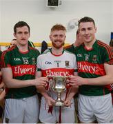 30 April 2016; Mayo players celebrate with the cup after the game. EirGrid GAA Football Under 21 All-Ireland Championship Final, Cork v Mayo. Cusack Park, Ennis, Co. Clare. Picture credit: Piaras Ó Mídheach / SPORTSFILE