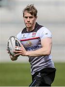 4 May 2016; Ulster's Andrew Trimble during squad training. Kingspan Stadium, Ravenhill Park, Belfast. Picture credit: John Dickson / SPORTSFILE