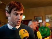 4 May 2016; Former Republic of Ireland international Kevin Kilbane is interviewed during AVIVA's Junior Cup Community Day ahead of the FAI Junior Cup Final on the 14th May at Aviva Stadium. Aviva's FAI Junior Cup Ambassador, Kevin Kilbane was joined by Irish band Na Fianna as he visited the communities of both finalists, Pike Rovers in Limerick and Sheriff YC in north inner city Dublin today #RoadToAviva. Picture credit: Piaras Ó Mídheach / SPORTSFILE