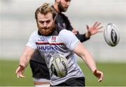 4 May 2016; Ulster's Lorcan Dow during squad training. Kingspan Stadium, Ravenhill Park, Belfast. Picture credit: John Dickson / SPORTSFILE