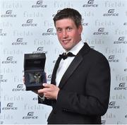 4 May 2016; Ronan O'Gara, with the BNY Mellon IRUPA Hall of Fame 2016 Award at the Zurich IRUPA Rugby Player Awards 2016. Hilton by Double Tree, Dublin. Picture credit: Matt Browne / SPORTSFILE