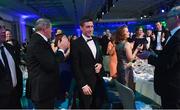 4 May 2016; Former Munster and Ireland fly half Ronan O'Gara makes his way to the stage to accept the BNY Mellon IRUPA Hall of Fame 2016 Award at the Zurich IRUPA Rugby Player Awards 2016. Hilton by Double Tree, Dublin. Picture credit: Matt Browne / SPORTSFILE