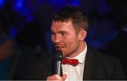 4 May 2016; In attendance at the Zurich IRUPA Rugby Player Awards is Munster and Ireland's Peter O'Mahony. Hilton by Double Tree, Ballsbridge, Dublin. Picture credit: Ramsey Cardy / SPORTSFILE