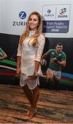 4 May 2016; In attendance at the Zurich IRUPA Rugby Player Awards is Jean-Marié Stander, wife of Munster player CJ Stander. Hilton by Double Tree, Ballsbridge, Dublin. Picture credit: Ramsey Cardy / SPORTSFILE