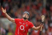 30 May 2010; Patrick Horgan, Cork, celebrates after scoring his side's second goal. Munster GAA Hurling Senior Championship Quarter-Final, Cork v Tipperary, Pairc Ui Chaoimh, Cork. Picture credit: David Maher / SPORTSFILE