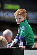 30 May 2010; 4-year-old Michael Dunning, son of London manager Noel Dunning, watches on before the game. Connacht GAA Football Senior Championship Quarter-Final, London v Roscommon, Emerald Park, Ruislip, London, England. Picture credit: Diarmuid Greene / SPORTSFILE