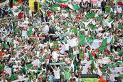 28 May 2010; A general view of Algerian supporters. Friendly International, Republic of Ireland v Algeria, RDS, Ballsbridge, Dublin. Picture credit: David Maher / SPORTSFILE