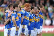 16 May 2010; The Tipperary squad stand for the national anthem before the game. Munster GAA Football Senior Championship Quarter-Final, Kerry v Tipperary, Semple Stadium, Thurles, Co. Tipperary. Picture credit: Brendan Moran / SPORTSFILE
