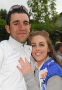 29 May 2010; Stage winner Mark Cassidy with girlfirend Stacey Kelly. FBD Insurance Ras, Stage 7, Gorey - Kilcullen. Picture credit: Stephen McCarthy / SPORTSFILE