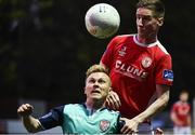 6 May 2016; Ian Bermingham, St Patrick's Athletic, in action against Conor McCormack, Derry City. SSE Airtricity League, Premier Division, St Patrick's Athletic v Derry City. Richmond Park, Dublin. Picture credit: David Maher / SPORTSFILE