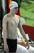 7 May 2016; Barry McClements, Newtownards, Co. Down, before competing in Heat 1 of the Men's 400m Freestyle S9. IPC European Open Swim Championships. Funchal, Portugal. Picture credit: Carlos Rodrigues / SPORTSFILE