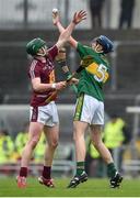 7 May 2016; Jason Diggins of Kerry in action against Niall O'Brien of Westmeath during the Leinster GAA Hurling Championship Round 2 Qualifier, Kerry v Westmeath, at Austin Stack Park in Tralee, Co. Kerry. Picture credit: Ray McManus / SPORTSFILE
