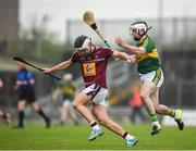 7 May 2016; Gary Greville of Westmeath in action against Jack Goulding of Kerry during the Leinster GAA Hurling Championship Round 2 Qualifier, Kerry v Westmeath, at Austin Stack Park in Tralee, Co. Kerry. Picture credit: Ray McManus / SPORTSFILE