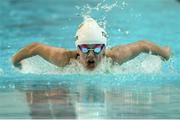 7 May 2016; Nicole Turner, Portarlington, Co. Laois, competing in the Women's 50m Butterfly S6 Final, where she finished in third place with a time of 38.17. IPC European Open Swim Championships. Funchal, Portugal. Picture credit: Carlos Rodrigues / SPORTSFILE