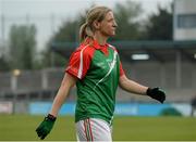 7 May 2016; Cora Staunton, Mayo, during the pre-match parade. Lidl Ladies Football National League, Division 1, Final, Mayo v Cork. Parnell Park, Dublin. Picture credit: Piaras Ó Mídheach / SPORTSFILE