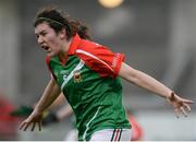 7 May 2016; Rachel Kearns, Mayo, reacts after a missed goal chance. Lidl Ladies Football National League, Division 1, Final, Mayo v Cork. Parnell Park, Dublin. Picture credit: Piaras Ó Mídheach / SPORTSFILE