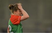 7 May 2016; Mayo's Claire Egan dejected after the game. Lidl Ladies Football National League, Division 1, Final, Mayo v Cork. Parnell Park, Dublin. Picture credit: Piaras Ó Mídheach / SPORTSFILE