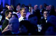 7 May 2016; Leinster's Luke Fitzgerald watches on during proceedings. The Leinster Awards Ball celebrated the 2015/16 season to date, with players past and present, and said a fond farewell to a number of players who had contributed much to the success of Leinster over the years. Ben Te'o and Josh van der Flier were the big winners on the night as they won the Bank of Ireland Players' Player of the Year and the Laya Healthcare Young Player of the Year Awards, while Belvedere College and St Mary's RFC were notable winners on the domestic side. DoubleTree by Hilton, Dublin. Picture credit: Stephen McCarthy / SPORTSFILE