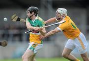 30 May 2010; Brendan Murphy, Offaly, in action against Neil McManus, Antrim. Leinster GAA Hurling Senior Championship, Antrim v Offaly, Parnell Park, Dublin. Picture credit: Brian Lawless / SPORTSFILE