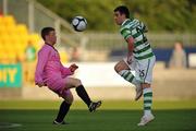 4 June 2010; Robert Bayly, Shamrock Rovers, in action against Shane Sinnott, Wexford Youths. FAI Ford Cup Third Round, Shamrock Rovers v Wexford Youths, Tallaght Stadium, Dublin. Picture credit: David Maher / SPORTSFILE