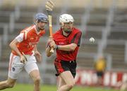 29 May 2010; Johnny McCusker, Down, in action against Paul Gaffney, Armagh. Ulster GAA Hurling Senior Championship Quarter-Final, Down v Armagh, Casement Park, Belfast. Picture credit: Oliver McVeigh / SPORTSFILE