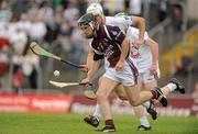 5 June 2010; Greg Gavin, Westmeath, in action against Martin Fitzgerald, Kildare. Christy Ring Cup Semi-Final, Kildare v Westmeath, Pairc Tailteann, Navan, Co. Meath. Picture credit: Barry Cregg / SPORTSFILE