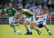 6 June 2010; John O'Connell and Liam Costelloe, left, Limerick, in action against Michael Supple, Waterford. Munster GAA Football Junior Championship Semi-Final, Waterford v Limerick, Fraher Field, Dungarvan, Co. Waterford. Picture credit: Brian Lawless / SPORTSFILE