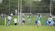 6 June 2010; Limerick's Ger Collins, 13, scores his side's first goal. Munster GAA Football Senior Championship Semi-Final, Waterford v Limerick, Fraher Field, Dungarvan, Co. Waterford. Picture credit: Brian Lawless / SPORTSFILE