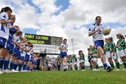 6 June 2010; The Waterford players make their way out for the start of the match. Munster GAA Football Senior Championship Semi-Final, Waterford v Limerick, Fraher Field, Dungarvan, Co. Waterford. Picture credit: Brian Lawless / SPORTSFILE