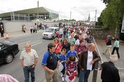 6 June 2010; A general view of supporters queing for tickets before the game. Leinster GAA Football Senior Championship Quarter-Final, Wicklow v Westmeath, O'Connor Park, Tullamore, Co. Offaly. Photo by Sportsfile