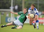 6 June 2010; Eamon Walsh, Waterford, in action against Seanie Buckley, Limerick. Munster GAA Football Senior Championship Semi-Final, Waterford v Limerick, Fraher Field, Dungarvan, Co. Waterford. Picture credit: Brian Lawless / SPORTSFILE