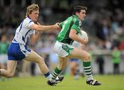 6 June 2010; Ger Collins, Limerick, in action against Conor Phelan, Waterford. Munster GAA Football Senior Championship Semi-Final, Waterford v Limerick, Fraher Field, Dungarvan, Co. Waterford. Picture credit: Brian Lawless / SPORTSFILE