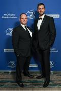 7 May 2016; Leinster's Marcus Ó Buachalla and David Breen pictured at the Leinster Rugby Awards Ball. DoubleTree by Hilton, Dublin. Picture credit: Stephen McCarthy / SPORTSFILE