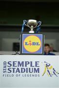 8 May 2016; A general view of the cup before the game. Lidl Ladies Football National League, Division 3, Final Replay, Tipperary v Waterford. Semple Stadium, Thurles, Co. Tipperary. Picture credit: Piaras Ó Mídheach / SPORTSFILE