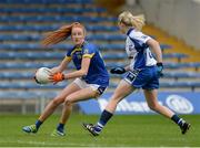 8 May 2016; Aisling Moloney, Tipperary, in action against Máiread Wall, Waterford. Lidl Ladies Football National League, Division 3, Final Replay, Tipperary v Waterford. Semple Stadium, Thurles, Co. Tipperary. Picture credit: Piaras Ó Mídheach / SPORTSFILE