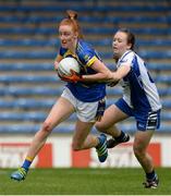 8 May 2016; Aisling Moloney, Tipperary, in action against Megan Dunford, Waterford. Lidl Ladies Football National League, Division 3, Final Replay, Tipperary v Waterford. Semple Stadium, Thurles, Co. Tipperary. Picture credit: Piaras Ó Mídheach / SPORTSFILE