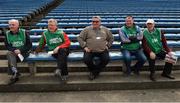 8 May 2016; 'Maors' left to right, Séamus King, Gerard Slattery, Joe O'Regan, Paddy Moloney, all from Cashel, and Denis Ryan, Killenaule, Co. Tipperary, relax before the Allianz Hurling League, Division 1 Final - Replay, Clare v Waterford, at Semple Stadium, Thurles, Tipperary. Picture credit: Ray McManus / SPORTSFILE