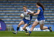 8 May 2016; Aileen Wall, Waterford, in action against Bríd Condon, Tipperary. Lidl Ladies Football National League, Division 3, Final Replay, Tipperary v Waterford. Semple Stadium, Thurles, Co. Tipperary. Picture credit: Piaras Ó Mídheach / SPORTSFILE