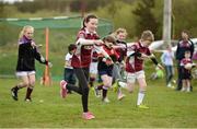 8 May 2016; Grace Curran, aged 9, on her way to winning the under10 race at the Piarsaigh Na Dromoda Lá na gClubanna celebrations. Lá Na gClubanna - Piarsaigh Na Dromoda. Páirc an Phiarsaigh, Inse na Toinne, Dromid, Co. Kerry. Picture credit: Diarmuid Greene / SPORTSFILE