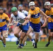 8 May 2016; Pat O'Connor of Clare in action against Tom Devine of Waterford during the Allianz Hurling League, Division 1 Final - Replay, Clare v Waterford, at Semple Stadium, Thurles, Tipperary. Picture credit: Ray McManus / SPORTSFILE