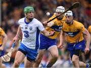 8 May 2016; Tom Devine of Waterford in action against Pat O'Connor of Clare during the Allianz Hurling League, Division 1 Final - Replay, Clare v Waterford, at Semple Stadium, Thurles, Tipperary. Picture credit: Ray McManus / SPORTSFILE