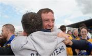 8 May 2016; Cian Dillon of Clare and Clare manager Davy Fitzgerald celebrate after the Allianz Hurling League, Division 1 Final - Replay, Clare v Waterford, at Semple Stadium, Thurles, Tipperary. Picture credit: Piaras Ó Mídheach / SPORTSFILE