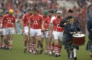 30 May 2010; The Cork captain, Kieran Murphy, leads the team in the traditional pre match parade. Munster GAA Hurling Senior Championship Quarter-Final, Cork v Tipperary, Pairc Ui Chaoimh, Cork. Picture credit: Ray McManus / SPORTSFILE
