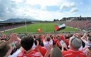 6 June 2010; A general view of Fitzgerald Stadium as Cork supporters celebrate a first half point. Munster GAA Football Senior Championship Semi-Final, Kerry v Cork, Fitzgerald Stadium, Killarney, Co. Kerry. Picture credit: Diarmuid Greene / SPORTSFILE